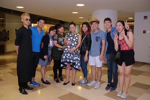 Top 8 Vietnam Idol 2015 tới thăm Thu Minh tại nhà riêng 2